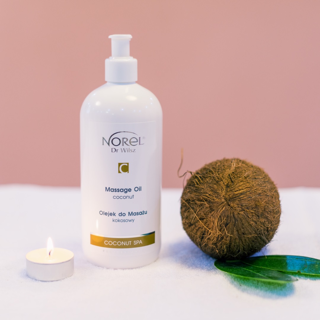 firming massage, coconut